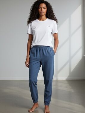 NWT Philosophy Women's Petite Pull On Tie Waist Jogger Pants